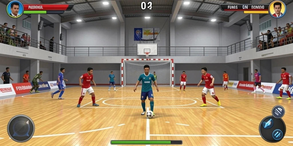 Visual efek yang memukau saat mencapai level baru.