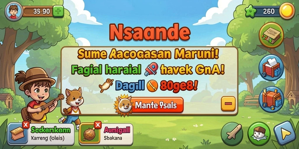 Screenshot dari komunitas pemain berinteraksi di dalam game.