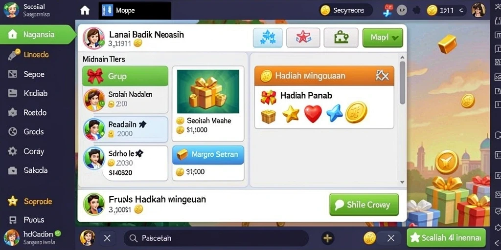 Interaksi multiplayer yang mendebarkan
