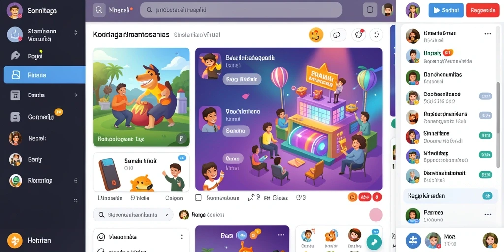 Fitur komunitas yang aktif dan mendukung pemain.