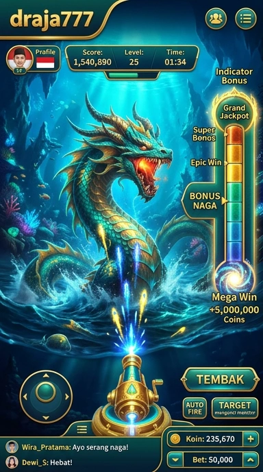 draja777 — menu pengaturan